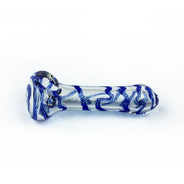 Glass Pipe Dark Blue