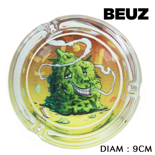 Cendrier-rond-en-verre-Beuz-Buds-PM-ASHC110
