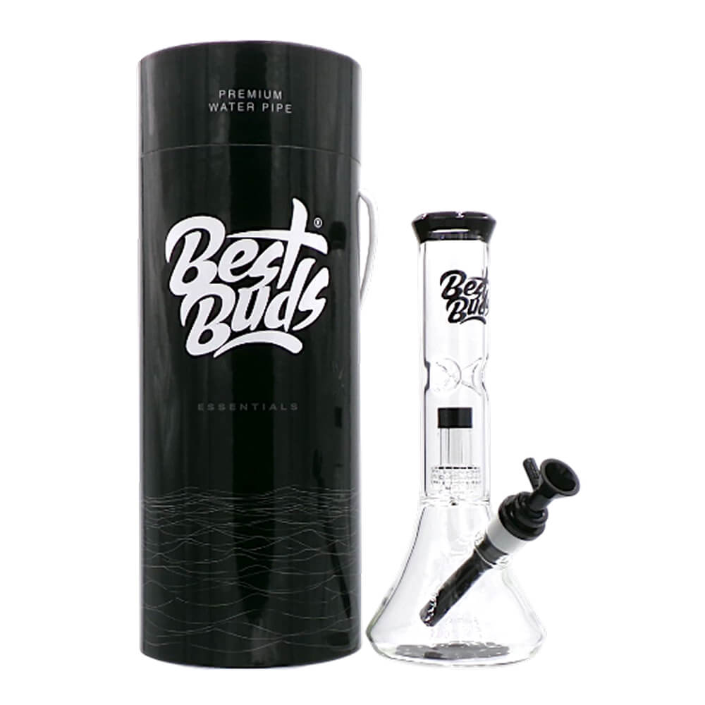Best-Buds-Transparent-Glass-Bong-Beaker-Ice-Perc-28cm-Wholesale-7