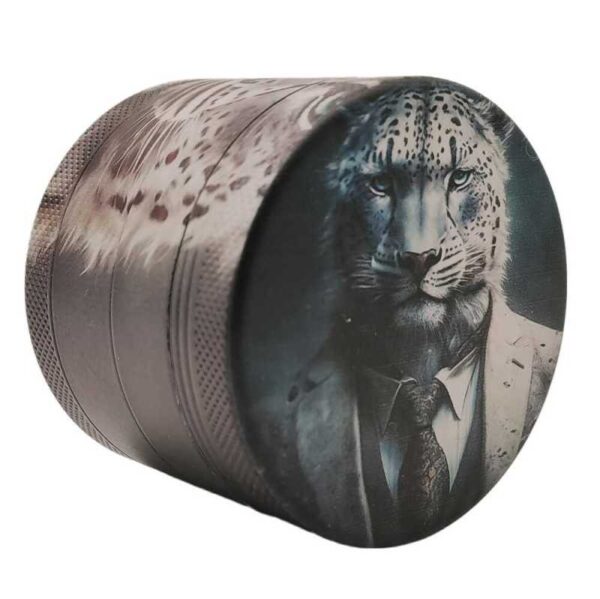 grinder-4-delig-xl-aluminium-55mm-suited-animals-serie-design-4-suited-snow-leopard