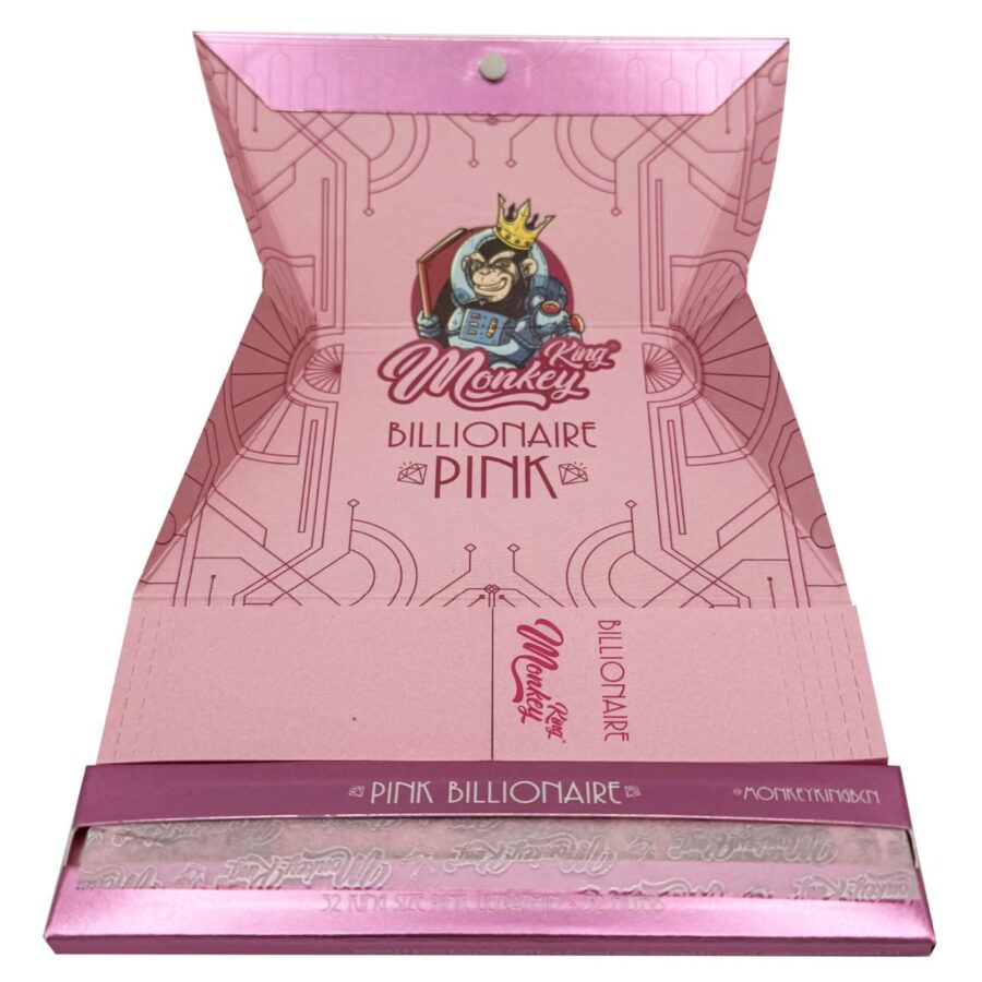Monkey-King-Billionaire-Pink-KS-Unbleached-Ultrathin-Rolling-Papers-2-900×900