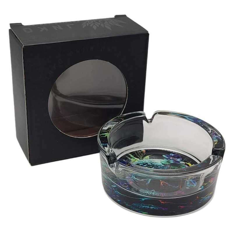 asbak-rond-glas-psychedelic-skull-2 (1)