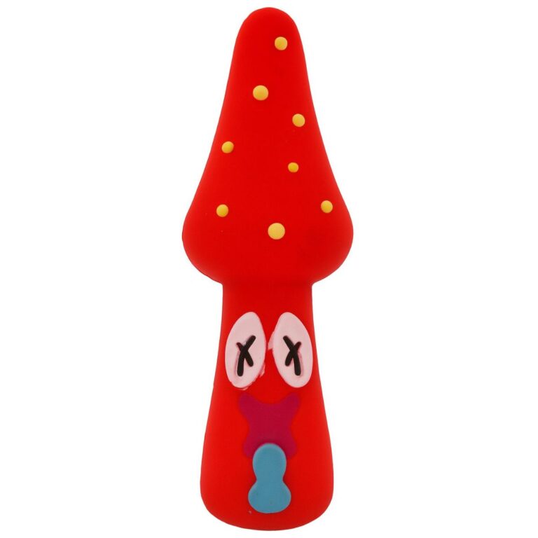 wholesale-mushroom-silicone-pipe-red-10cm-1-768×768