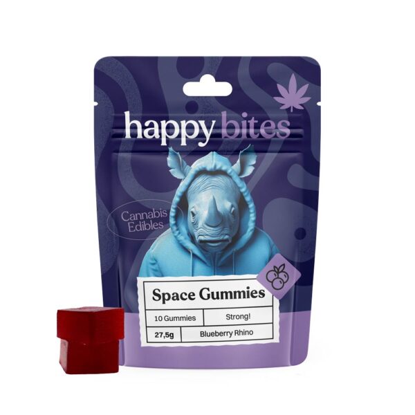 Space Gummies Blueberry Rhino